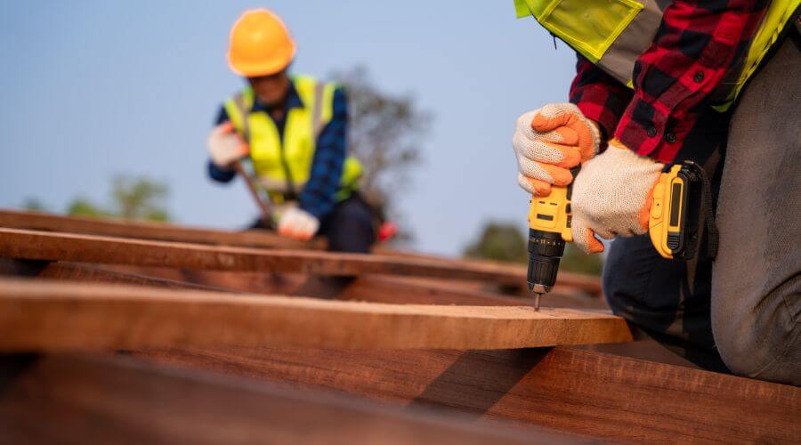 Professional New roof installation in Saint Helen, MI